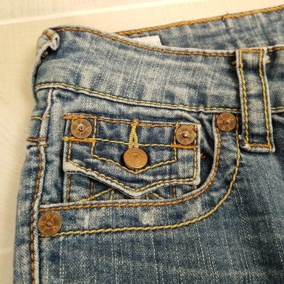 {27} True Religion Billy Dark Hallow First Edition Jeans Women's - Picture 9 of 16